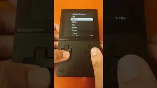 Scrolling through the Analogue Pocket Menu OS v2.2 #retrogaming #whattmeter #analogue