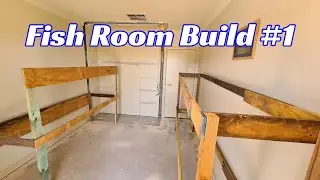 Fish Room Build Episode 1. Designing the layout.