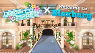 BUILDING THE DRESS TO IMPRESS RUNWAY IN BLOXBURG