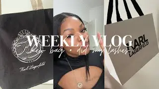 WEEKLY VLOG : THE ELEMENT OF SUPRISE FOR 2024 + DID MY OWN LASHES + NEW BAG // XOLIGCABASHEVLOGS