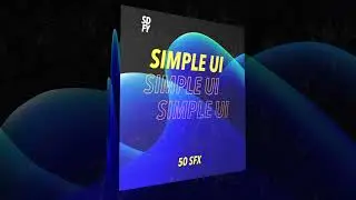 Simple UI SFX PACK