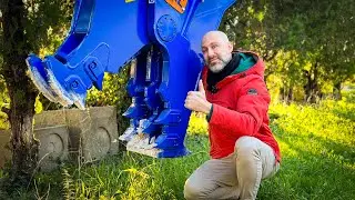 Demolizione versatile con Frantumatore TREVI FR10 ed escavatore Volvo ECR145EL