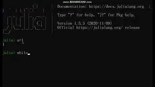 While Loop in Julia