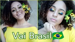 Maquiagem Para Copa do Mundo 2018🇧🇷🇧🇷