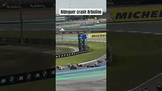Aldeguer and Arbolino crash in ThaiGP #Moto2 #ThaiGP2024 #MackyCBR #TooktaR7