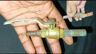How to Fix a Leaky GAS Valve (Ball Valve) Free Of Cost 0$