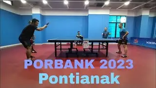 Ganda Putra BRI VS BPD #PORBANK Pontianak 2023 #tenismejaketapang #tenismejamania #ptmsi #aapc