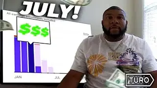 My Turo Earnings For July 2024!! (Must Watch)