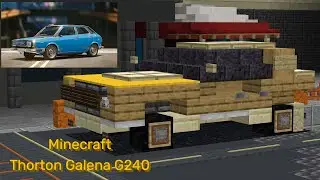 Minecraft build Cyberpunk 2077 vehicle -  Thorton Galena G240