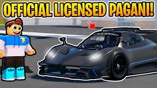 OFFICIAL LICENSED PAGANI UPDATE IN ROBLOX VEHICLE LEGENDS!