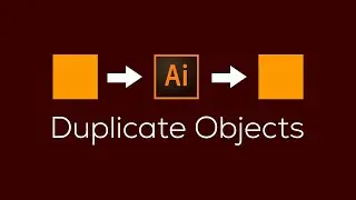 How to Duplicate Objects in Adobe Illustrator | Illustrator Tutorial
