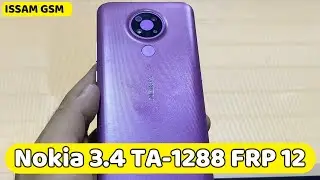 Nokia 3.4 TA-1288 bypass google account 2022 FRP Android 12