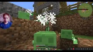 Сражаюсь за деревню в майнкрафт 100% троллинг ловушка MINECRAFT.