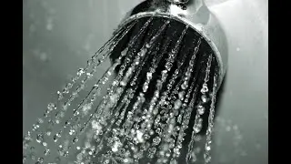 ASMR bathing rubbing soap on body and shower sounds