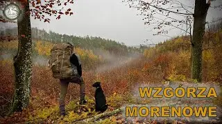 Biwak na wzgórzach morenowych. Gotowanie na ogniu. Zalety patelni z pokrywą. Noc pod tarpem we mgle