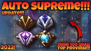 EZ SUPREME!!!🔥CARA DAPETIN TITLE DENGAN CEPAT 2022!! | FAKE GPS | Mobile Legends Indonesia | Lobie