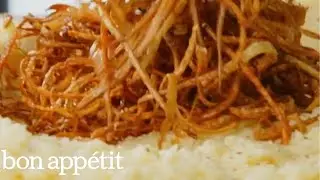 Fry Your Peels & Put Them On Top Of Mashed Potatoes | Bon Appétit