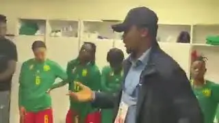 Samuel Eto'o motive les lionne après une défaite face à la France