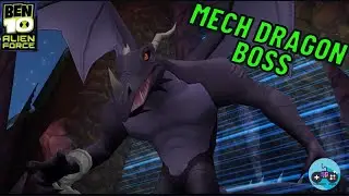BEN 10 - CO-OP - BEN & BEN vs MECH DRAGON - ALIEN FORCE - PS2 - Gameplay