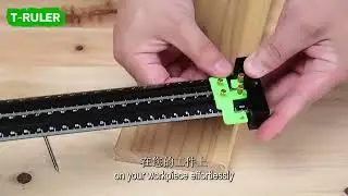 New Arrival 6inch/14inch Aluminum Alloy T-type Measuring Rulers Scribing Line t Square Ruler