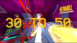 Ultrakill Cybergrind Waves 30 to 50 With The New Saw Blade Variant Former PB
