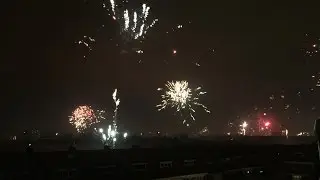 Vuurwerk Oud en Nieuw Vruchtenbuurt, jaarwisseling Den Haag 2015 - 2016
