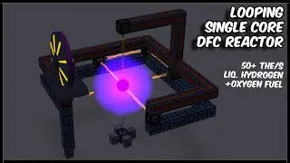 Looping Single Core DFC Reactor - More powerful than BDFC? || DFC Reactor Tutorial for HBMs Mod
