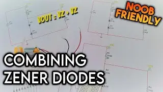 Combining Zener Diodes To Create Custom Output Voltages For Beginners