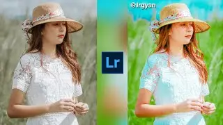 Green And Aqua Lightroom Preset | Lr Photo Editing Tutorial | Download Preset Free