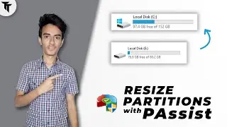 Resize your Partitions free with PAssist | Tech Tube