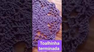 toalhinha de crochê #souplast #croche