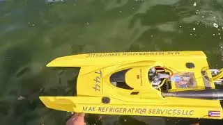 T44 with 26cc modded test at the pond