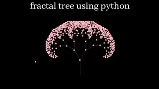 How to Create Stunning Fractal Trees with Python Turtle - A Beginner's Guide #python #viral #pink