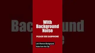 How to Remove Background Noise from Audio easily | Adobe Premiere Pro Tutorial | Youtube Shorts