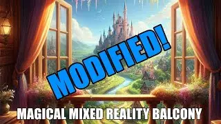 Mixed Reality Balcony on Quest... with a twist