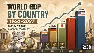 World GDP by Country (1960–2027) | Bar Chart Race