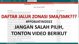 Pendaftaran Jalur Zonasi SMA/SMK, silahkan tonton video ini...