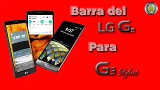 Barra G5 Para G3 Stylus/ Instalacion