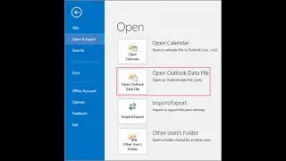 How to add new pst in outlook 2007