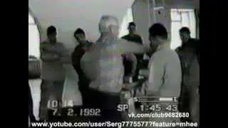 А.А. Кадочников - Уникальное видео 1992г( часть2) - Тренировка в Ракетном училище