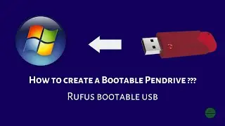How to create a bootable pendrive | create a bootable USB flash drive | rufus bootable usb In Hindi?