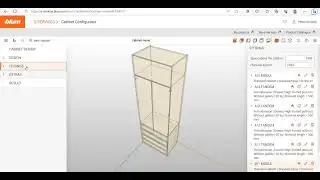 How to Design a Simple Wardrobe in Blum Cabinet Configurator   #blum #interiordesign #cabinet