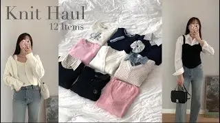 haul. 봄 니트 추천 💖 벚꽃 보러 가기 좋은 여자 봄 코디🌸 12가지추천✔️1-8만원 (룩캐스트,시티브리즈,닉앤니콜,아노에틱,어베인,슈가바인,베이크,) 패션하울✨ 코디룩북
