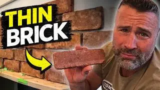 How to Lay Thin Brick Like A PRO! #homeprohero