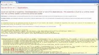 Could not load file or assembly 'clientdependency.core' or one of its dependencies - DNNHero