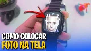 Como COLOCAR FOTO na TELA do SMARTWATCH T800 ULTRA (App HiWatch PRO)