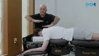 Drop w odcinku szyjnym - stół terapeutyczny Raphael 707