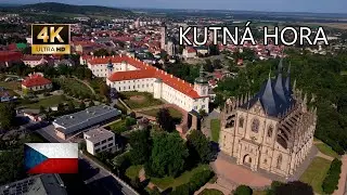 Kutná Hora, Central Bohemia, Czech Republic - 4K DJI mini 2 Drone Footage