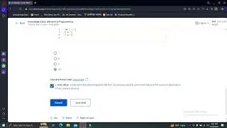 Knowledge check: Welcome to Programming Coursera | Programming with JavaScript Meta