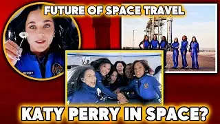 Katy Perry in SPACE?! The Shocking Blue Origin Flight with All-Female Crew#katyperry #BlueOrigin